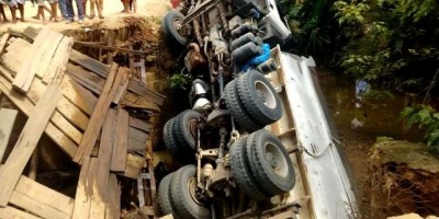 Ponte quebra e mais um motorista de caminhão morre em estrada de Porto Velho