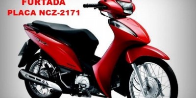 Motocicleta Biz furtada no pátio do Hospital Materno de Cacoal