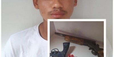 Ex- presidiário que saiu de Rolim de Mora é preso pela PRF com duas armas de fogo, em Jí-Paraná 