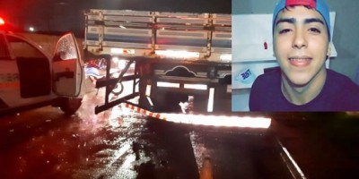 Motociclista morre após bater na traseira de caminhão estacionado, em Porto Velho