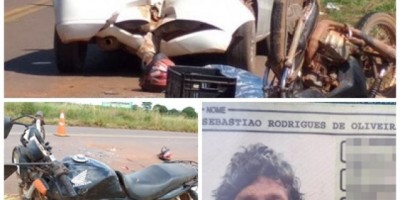 Rolim de Moura – Motociclista morre após se chocar na traseira de carro na RO-010 