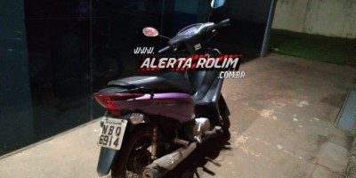Rolim de Moura – Moto roubada é recuperada pela Polícia Militar do 10º BPM