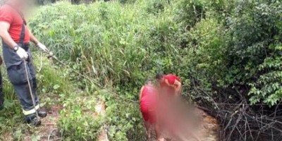 Corpo esquartejado é encontrado jogado em igarapé, em RO