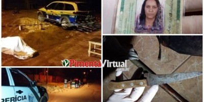 Pimenta Bueno - Mulher é morta a facada e golpe de barra de ferro na cabeça