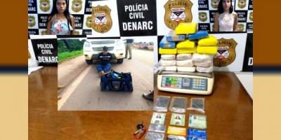 Polícia Civil apreende cerca de 20kg de drogas após intensa perseguição na BR 364