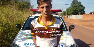 Rolim de Moura – Mais um foragido da Justiça já velho conhecido no meio policial foi recapturado pela PM