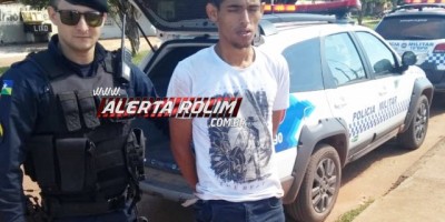 Rolim de Moura – Foragido da Justiça e velho conhecido no meio policial é recapturado pela PM