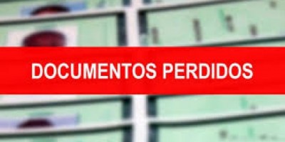 UTILIDADE PÚBLICA - Documentos pessoais perdidos em nome de Maria Botelho de Carvalho 