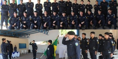 10º BPM - Formatura de passagem de comando da Polícia Militar em Nova Estrela