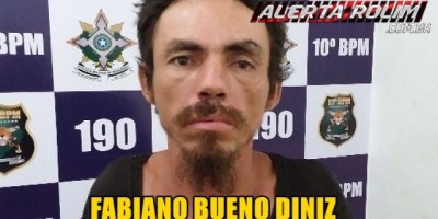 Rolim de Moura – Acusado com Mandado de Prisão de Machadinho do Oeste é preso pela Polícia Militar do 10º BPM 