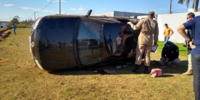 Motorista  capota na BR-174 não resiste e morre no pronto-socorro do HR, em Vilhena