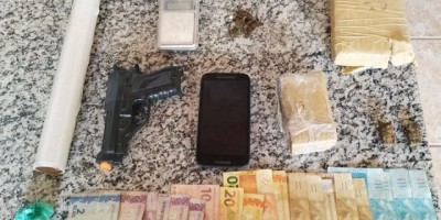 Pimenta Bueno – Polícia Militar prende dois suspeitos de tráfico de drogas