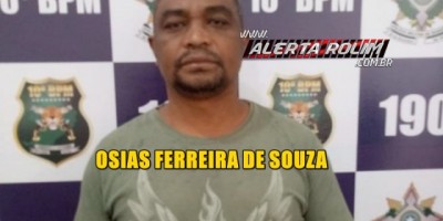 Rolim de Moura – Acusado de tráfico de drogas é preso pela Polícia Militar em cumprimento de Mandado de Prisão 