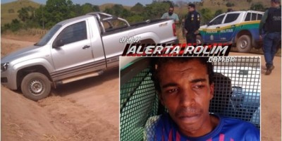 Rolim de Moura – Após família ser feita refém por bandidos armados e encapuzados na zona rural, PM recupera veículo roubado e prende suspeitos