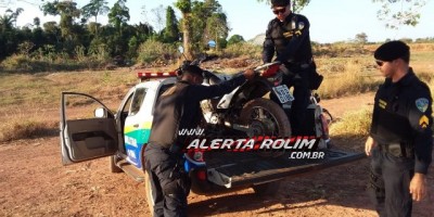 Rolim de Moura – Após denúncia, moto roubada é recuperada pela Polícia Militar do 10º BPM