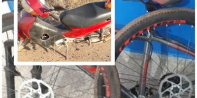 Rolim de Moura – Polícia Militar recupera moto furtada próximo ao hospital e bicicleta furtada de atacado 