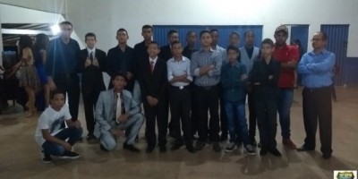 Policiais Mirins do 10º BPM em Rolim de Moura participam de jantar de confraternização