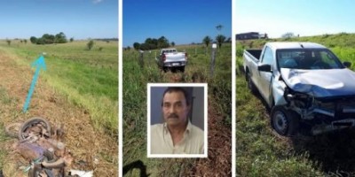 Acidente entre moto e caminhonete na BR-429 deixa uma pessoa morta em Alvorada do Oeste