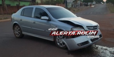 Rolim de Moura – Colisão entre dois carros é registrada no cruzamento da Rua Barão de Melgaço com Avenida Manaus