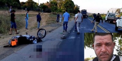 Motociclista morre após bater de frente com carreta na BR-364
