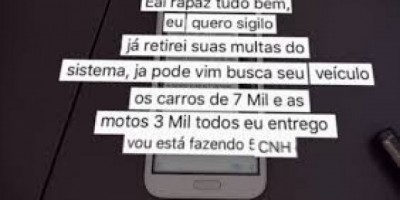 A Polícia Judiciária Civil alerta sobre novo golpe de venda de veículos e CNH, via WhatApp!!!