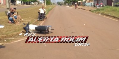 Rolim de Moura – Colisão entre duas motonetas resulta em três feridos 