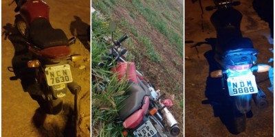 Polícia Militar recupera três motocicletas no Bairro Greenville em Cacoal