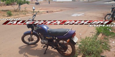 Rolim de Moura – Motocicleta furtada em Pimenta Bueno é recuperada nesta tarde de sábado no Bairro Boa Esperança 