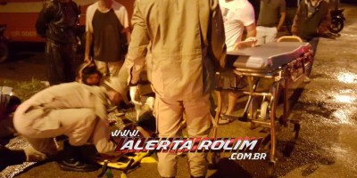 Rolim de Moura – Motociclista avança preferencial e atinge moto ocupada por 04 pessoas no Jequitibá
