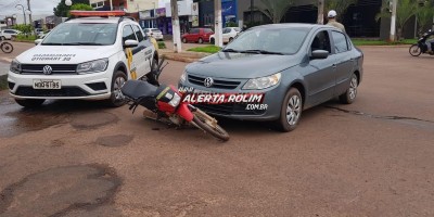 Rolim de Moura – Acidente de trânsito é registrado no Centro da cidade na manhã desta terça-feira 
