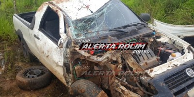 Rolim de Moura – Grave acidente de trânsito na RO-010, envolvendo Carreta e Fiat Strada, resulta em uma vítima seriamente ferida - Vídeo