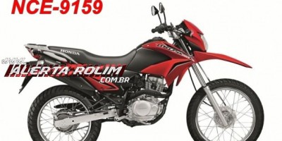 Rolim de Moura – Casal tem motocicleta Bros roubada enquanto conversavam na pista de caminhada na Avenida 25 de Agosto 