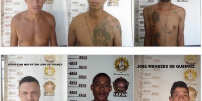 Confira quem são os presos que fugiram de presídio do Acre