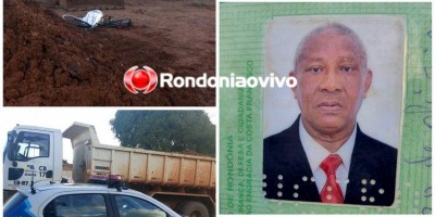 Idoso de 67 anos morre atropelado por trator, em Porto Velho