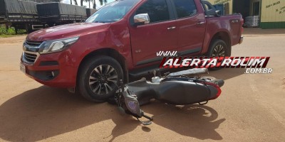 Rolim de Moura – Acidente de trânsito na Avenida Norte Sul resulta em uma pessoa ferida – Vídeo 