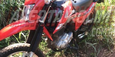 Polícia Militar recupera Bros que foi roubada na noite de ontem, em Rolim de Moura 