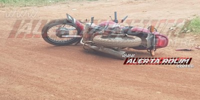 Motociclista é socorrido inconsciente após sofrer queda no Bairro Cidade Alta, em Rolim de Moura 