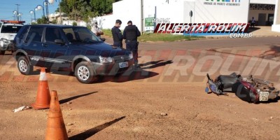Motorista inabilitado se envolve em acidente de trânsito e uma pessoa acaba ferida, em Rolim de Moura – Veja o vídeo 
