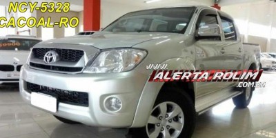 Dupla encapuzada invade propriedade na linha 192, agride família e foge levando joias, dinheiro, armas e uma caminhonete Hilux, em Rolim de Moura 