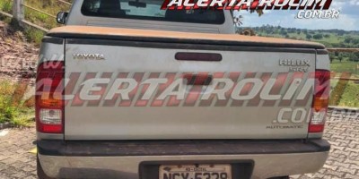 Caminhonete que foi roubada na linha 192 é localizada próximo ao Cristo, em Santa Luzia do Oeste 