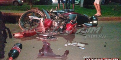 Acidente trânsito envolvendo duas motos resulta em dois feridos, em Rolim de Moura – Vídeo 