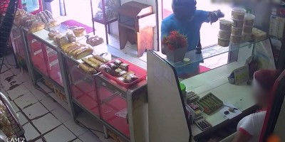 Ladrão se passa por cliente e efetua roubo em padaria no Centro da cidade, em Rolim de Moura 