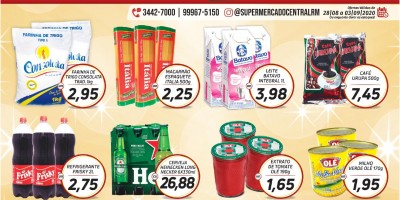 Promoção Supermercado Central, em Rolim de Moura 