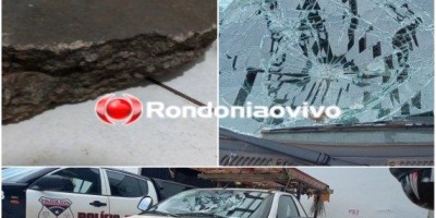 Carro da Energisa é apedrejado por morador revoltado que ia ter a luz cortada, em RO