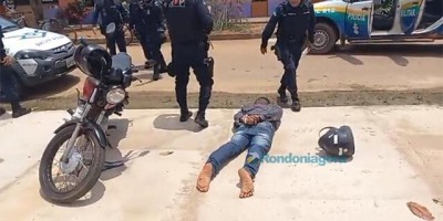 Bandido é preso após arrastão na Zona Sul, em Porto Velho 