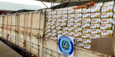 Carreta com carga de cerveja avaliada em R$ 250 mil é apreendida, em Vilhena