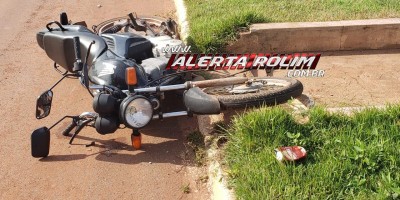 Colisão entre motos no Bairro Planalto resulta em duas vítimas, em Rolim de Moura
