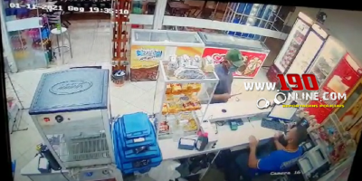 Apenado monitorado por tornozeleira eletrônica é preso após efetuar roubo em posto de combustível, em Alta Floresta - Vídeo
