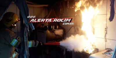 Através de ação rápida do Corpo de Bombeiros incêndio em confeitaria foi controlado nesta manhã de quinta-feira em Rolim de Moura 