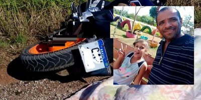 Pai e filha morrem atropelados por carreta na BR-364